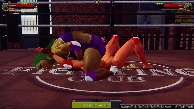 Kyla VS Jennifer Walters (Naked Fighter 3D)