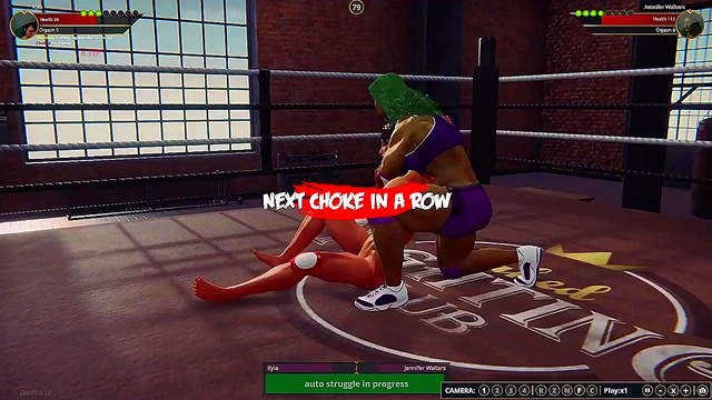 Kyla VS Jennifer Walters (Naked Fighter 3D)