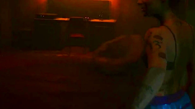 Two tender lesbians kiss and have sex - animated 3d pov