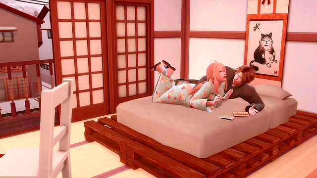 [3D / Japanese Vibes] He tease me, So I tease him back.