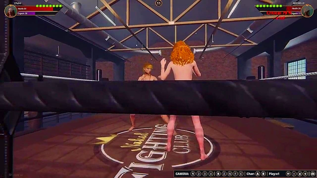 Chelci vs MICHELLE (Naked Fighter 3D)