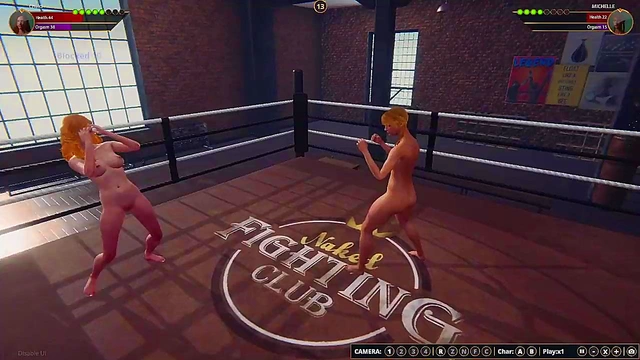 Chelci vs MICHELLE (Naked Fighter 3D)