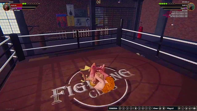 Chelci vs MICHELLE (Naked Fighter 3D)