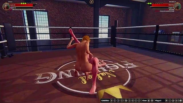 Chelci vs MICHELLE (Naked Fighter 3D)