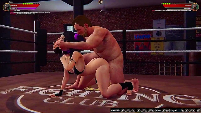 Ethan vs. Desa (Naked Fighter 3D)
