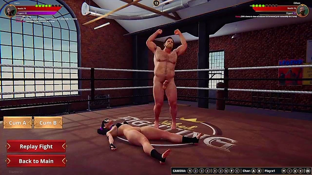 Ethan vs. Desa (Naked Fighter 3D)