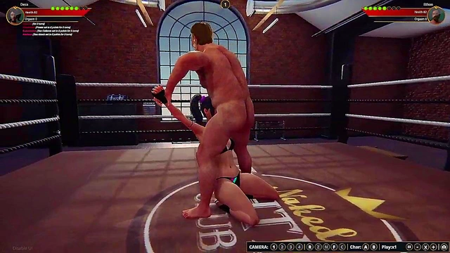Ethan vs. Desa (Naked Fighter 3D)