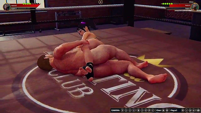 Ethan vs. Desa (Naked Fighter 3D)