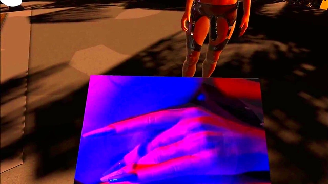 Citor3 3D SFM VR bondage game huge tits mistress makes cum again twice; doggy, pegging, milking