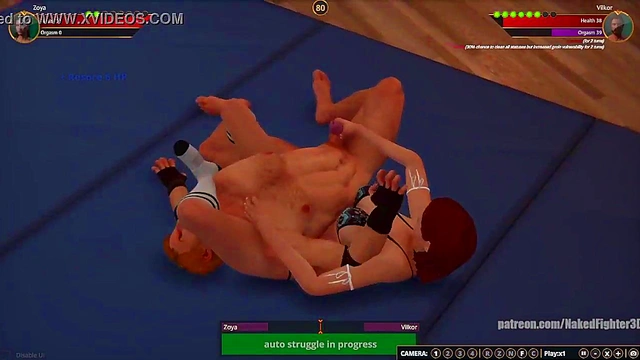 Zoya VS Terms (Naked Fighter 3D)