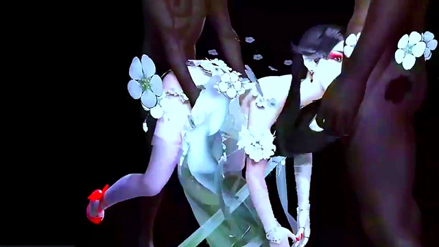 Two BBC fuck bigboobs chick - 3D Animation 244