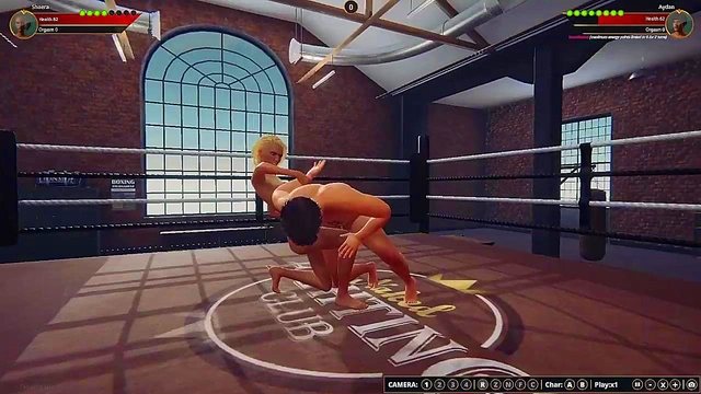 Shaera vs. Aydan (Naked Fighter 3D)