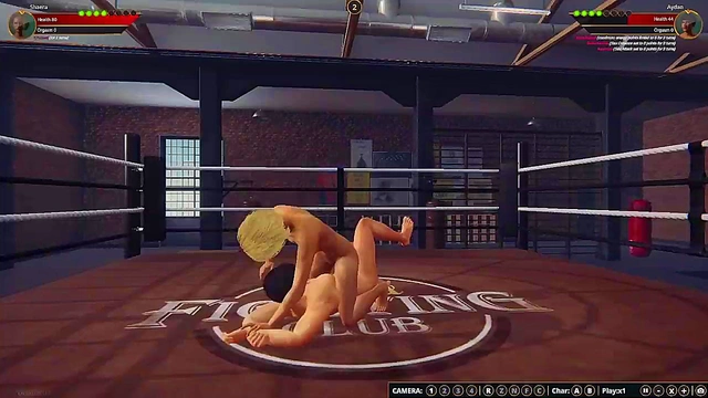 Shaera vs. Aydan (Naked Fighter 3D)