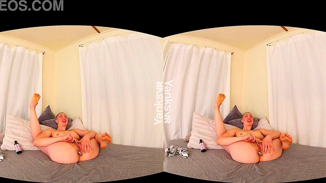 Yanks Babe Iris Ives Fills Both Holes In 3D