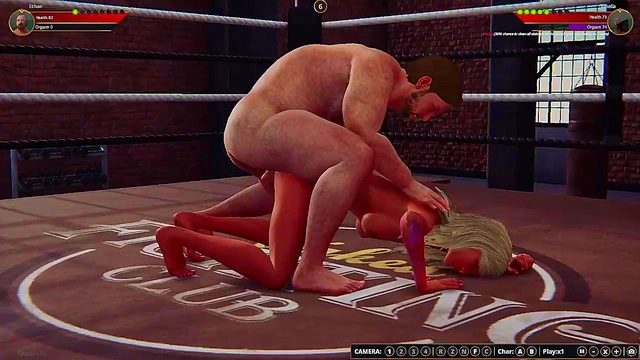Emelia vs. Ethan (Naked Fighter 3D)