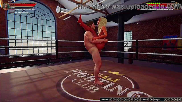 Emelia vs. Ethan (Naked Fighter 3D)