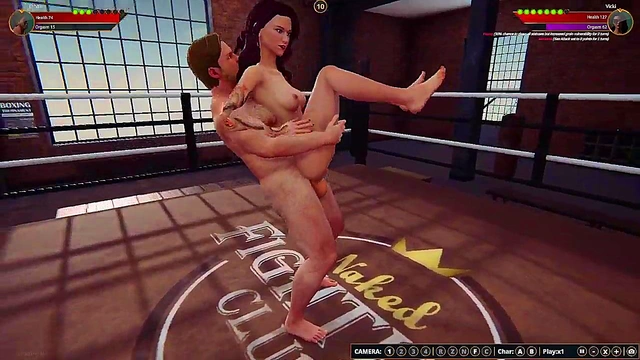 Ethan vs. Vicki (Naked Fighter 3D)