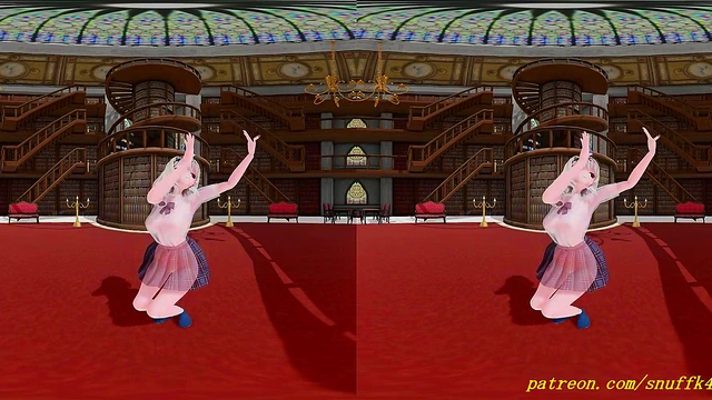 vr180 cle holo dance mmd 3d