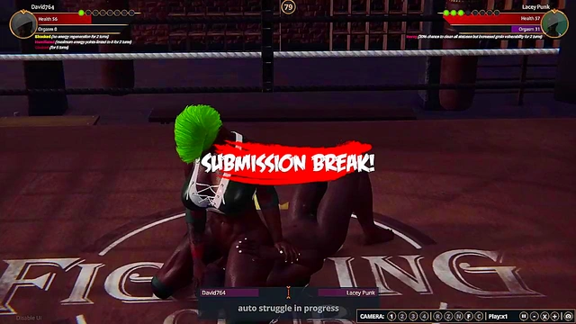 Lacey Punk VS David764 (Naked Fighter 3D)