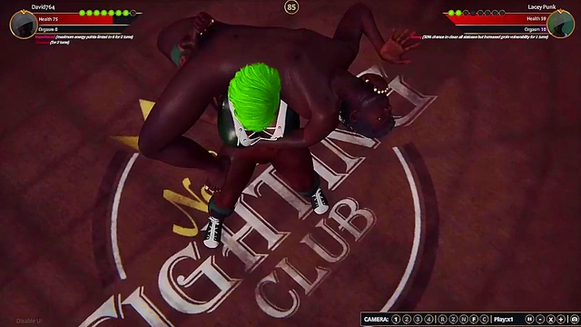 Lacey Punk VS David764 (Naked Fighter 3D)