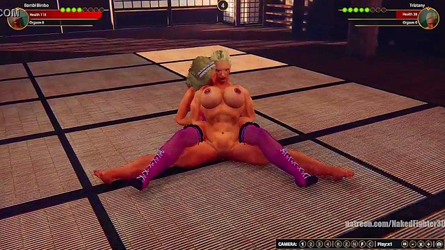 Bambi Bimbo VS Tristany (Naked Fighter 3D)