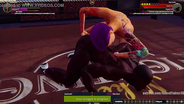 AoiAzumi VS Rex Summ (Naked Fighter 3D)