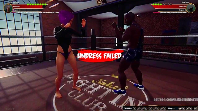 AoiAzumi VS Rex Summ (Naked Fighter 3D)