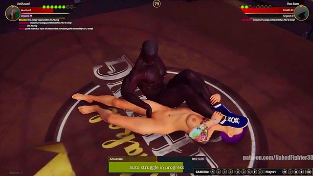 AoiAzumi VS Rex Summ (Naked Fighter 3D)