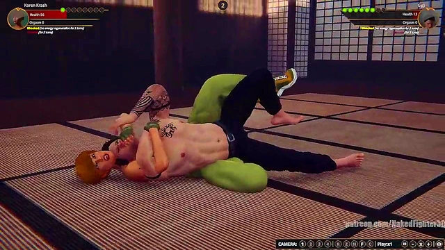 Karen Krash VS Gigi (Naked Fighter 3D)