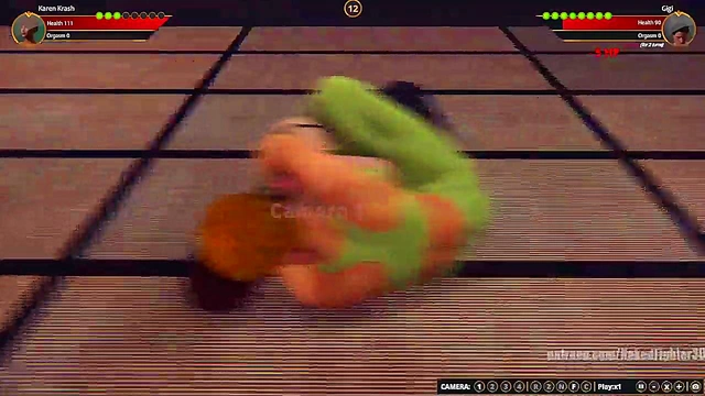 Karen Krash VS Gigi (Naked Fighter 3D)