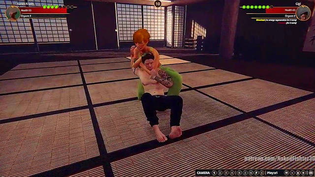 Karen Krash VS Gigi (Naked Fighter 3D)