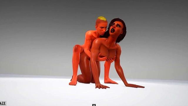 Cute Guy Mates With Ebony Amazonian