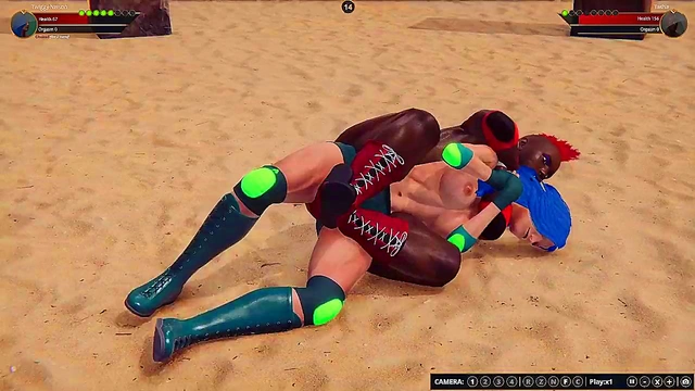 Twiggy Nelson VS Tasha (Naked Fighter 3D)