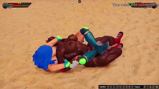 Twiggy Nelson VS Tasha (Naked Fighter 3D)