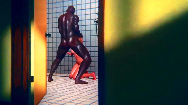 Girl Fucked in Shower by Gym Teacher (3D)