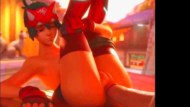 Overwatch Kiriko being a Slut (3D/SFM)