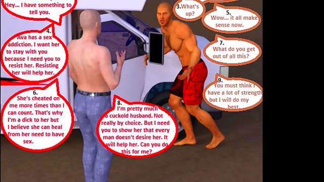 3D Comics: Hotwife Cheats On Husband By Fucking Stranger