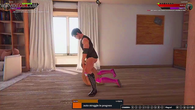 Barbie VS LordJerle (Naked Fighter 3D)