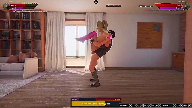 Barbie VS LordJerle (Naked Fighter 3D)