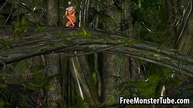 Hot 3D redhead with pig tails gets fucked in the woods1