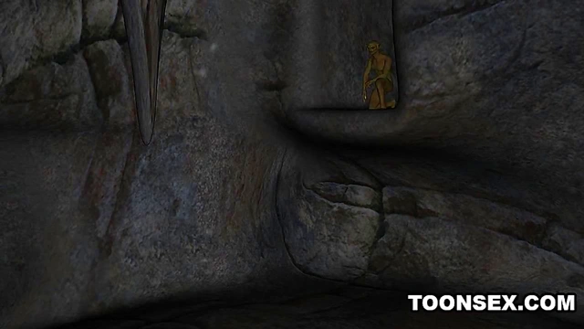 Foxy 3D cartoon redhead gets fucked by a goblin