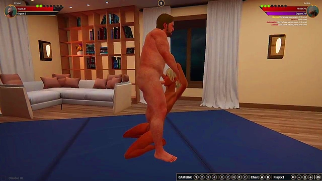 Ethan vs Anise II (Naked Fighter 3D)