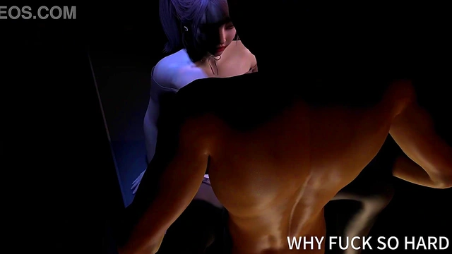 3D cute Asian college girl with petite body got fucked so hard