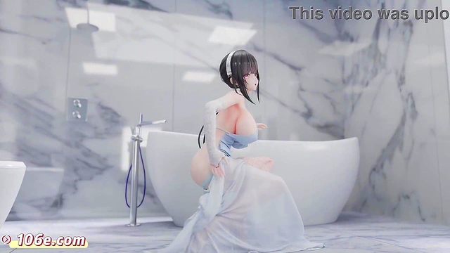 Azur Lane Zhenhai 3D Chinese Comics Vam Nude Dance Tik Tok Style MMD Pure Dance (3D Adult Anime)