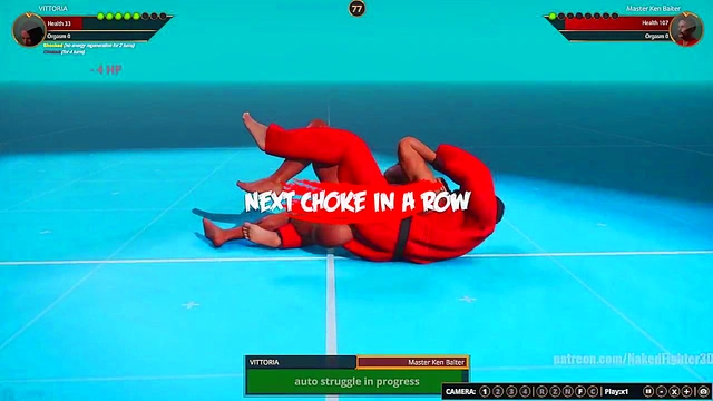 VITTORIA VS Master Ken Baiter (Naked Fighter 3D)