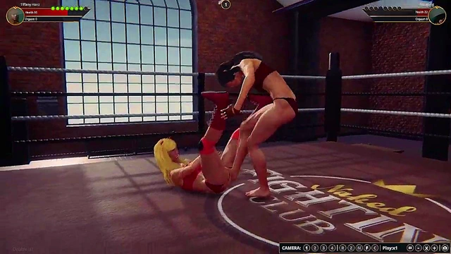 Tiffany Hanz VS Nanyang (Naked Fighter 3D)