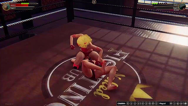 Tiffany Hanz VS Nanyang (Naked Fighter 3D)