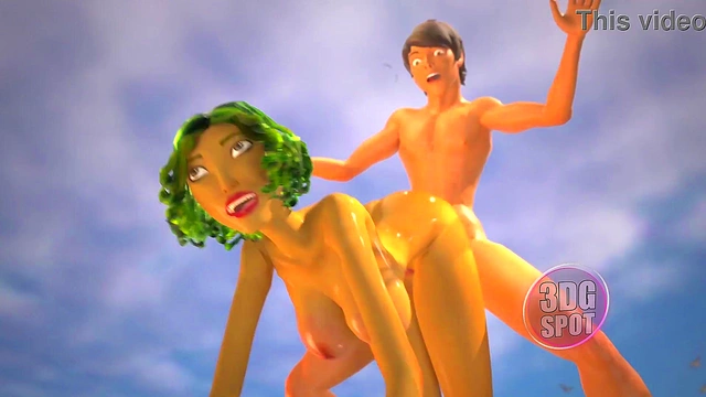 3DGSPOT - Oily Babe Gets Her Pussy Pounded At The Beach! 3D ANIMATION!