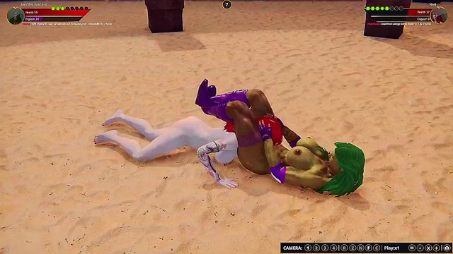 Jennifer Walters VS Neri (Naked Fighter 3D)