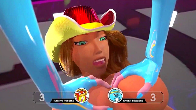 3DGSPOT - World Lesbian Fucking Championship With Hot FISTING! 3D CARTOON PORN!